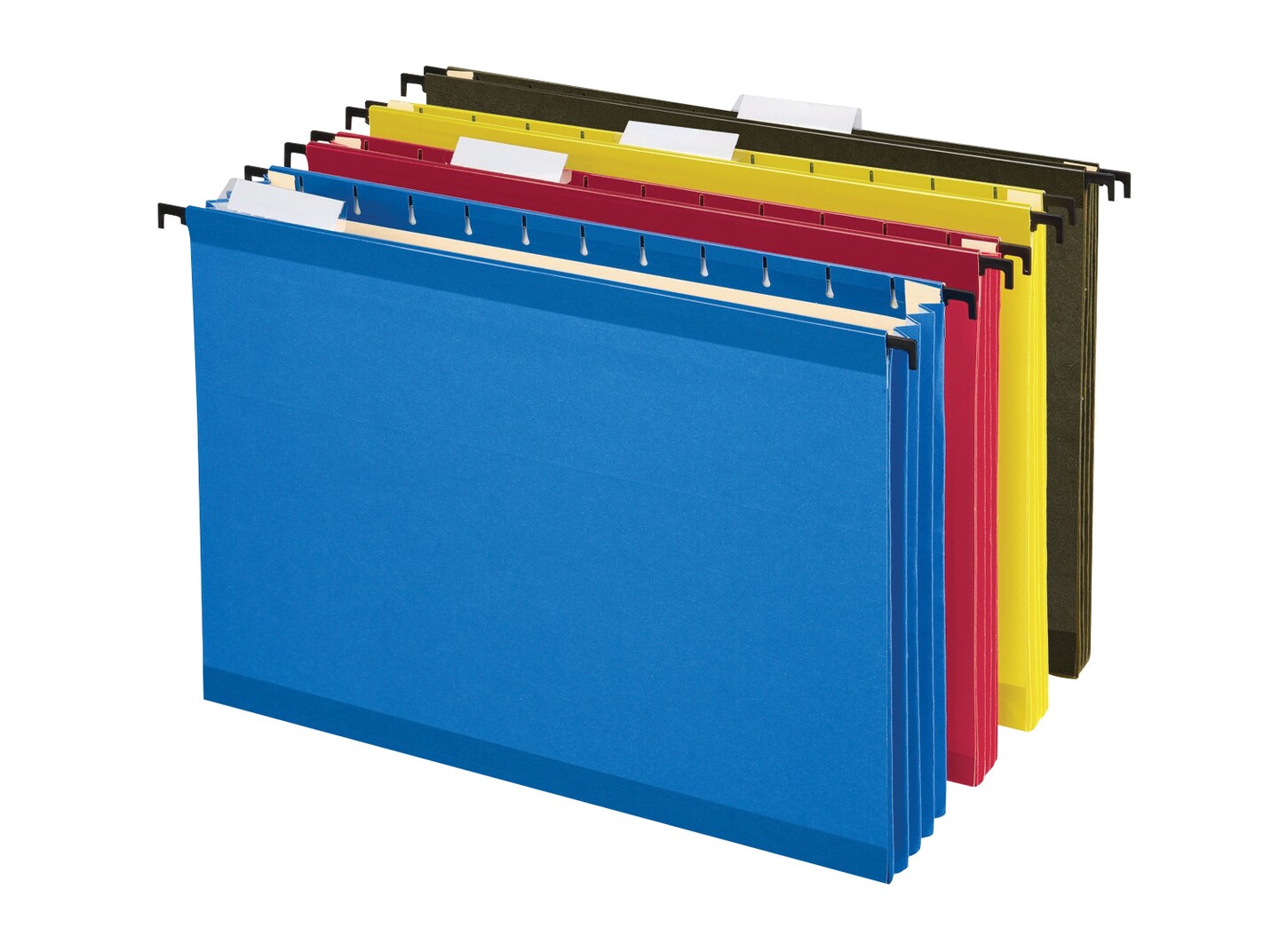 Geometric File Folders with 1/3 Cut Tabs, Gold Office Supplies