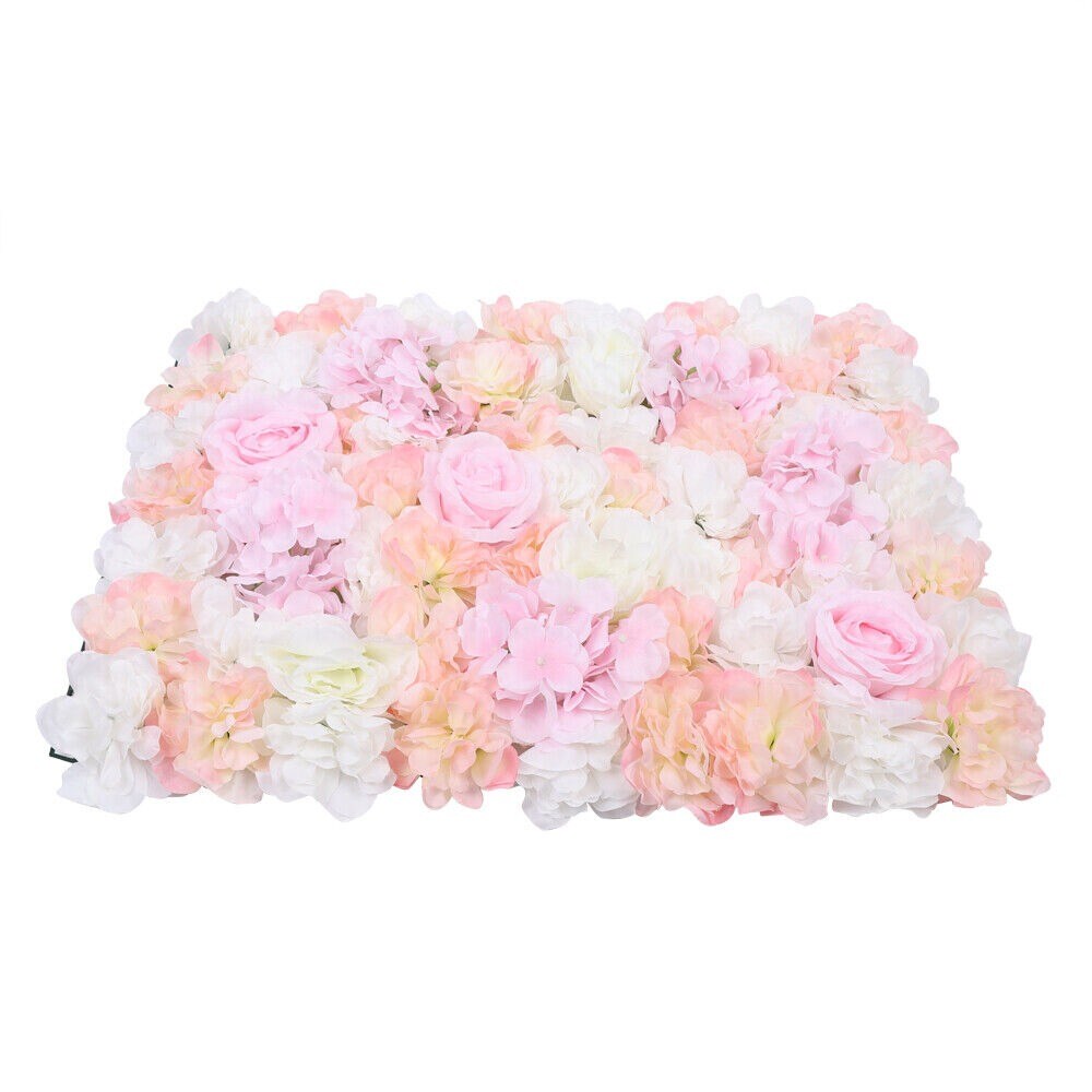 3Pcs Artificial Hydrangea Flower Wall Panels for Wedding Party Decor