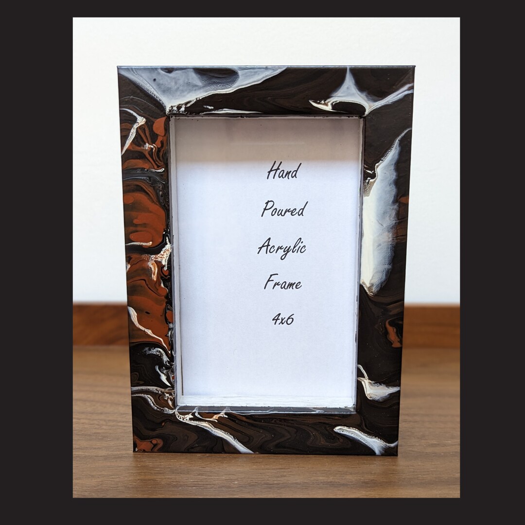 Dramatic Chocolate Tones 4x6 Picture Frame