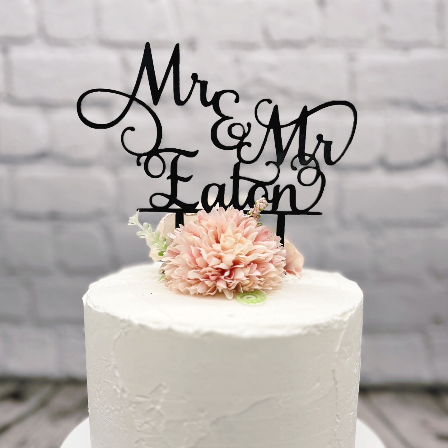 Custom Acrylic Cake Topper Personalized Acrylic Cake Topper