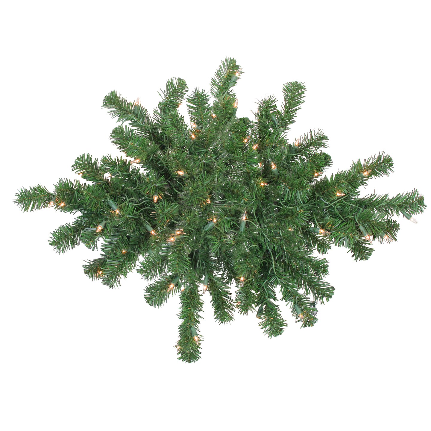 Northlight 28 Pre-Lit Windsor Pine Artificial Christmas Swag - Clear Lights