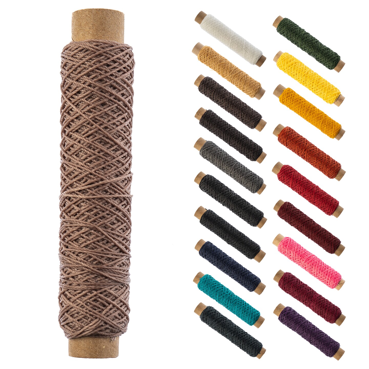 Gudebrod Waxed Polyester Thread 25yd. | Made in USA