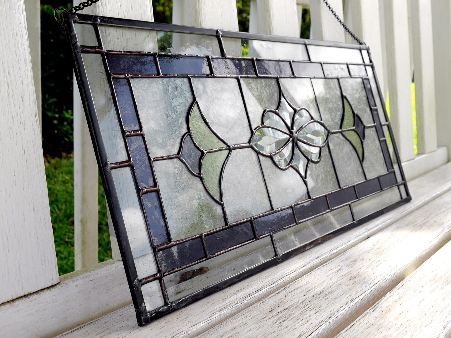 Beveled deals Glass Flower