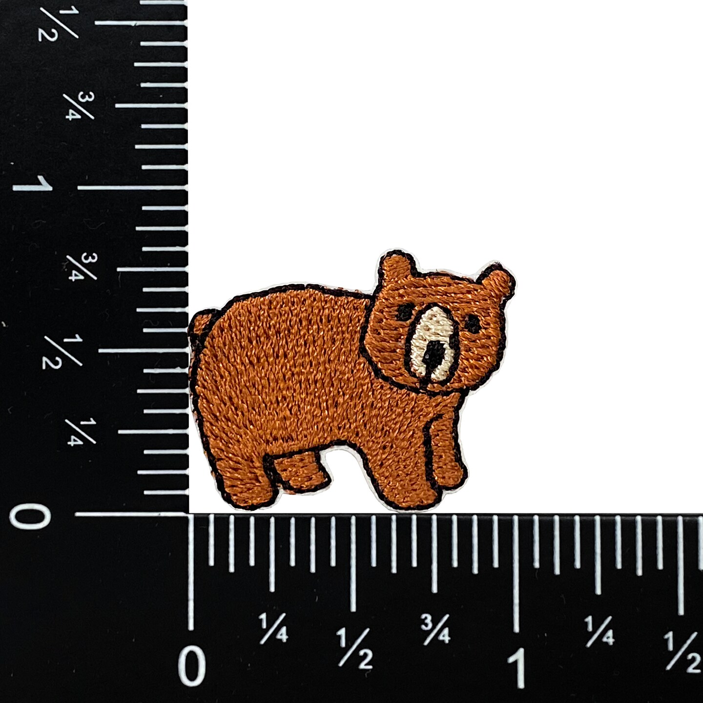 Mini Bear, Animals, Embroidered, Iron-on Patch