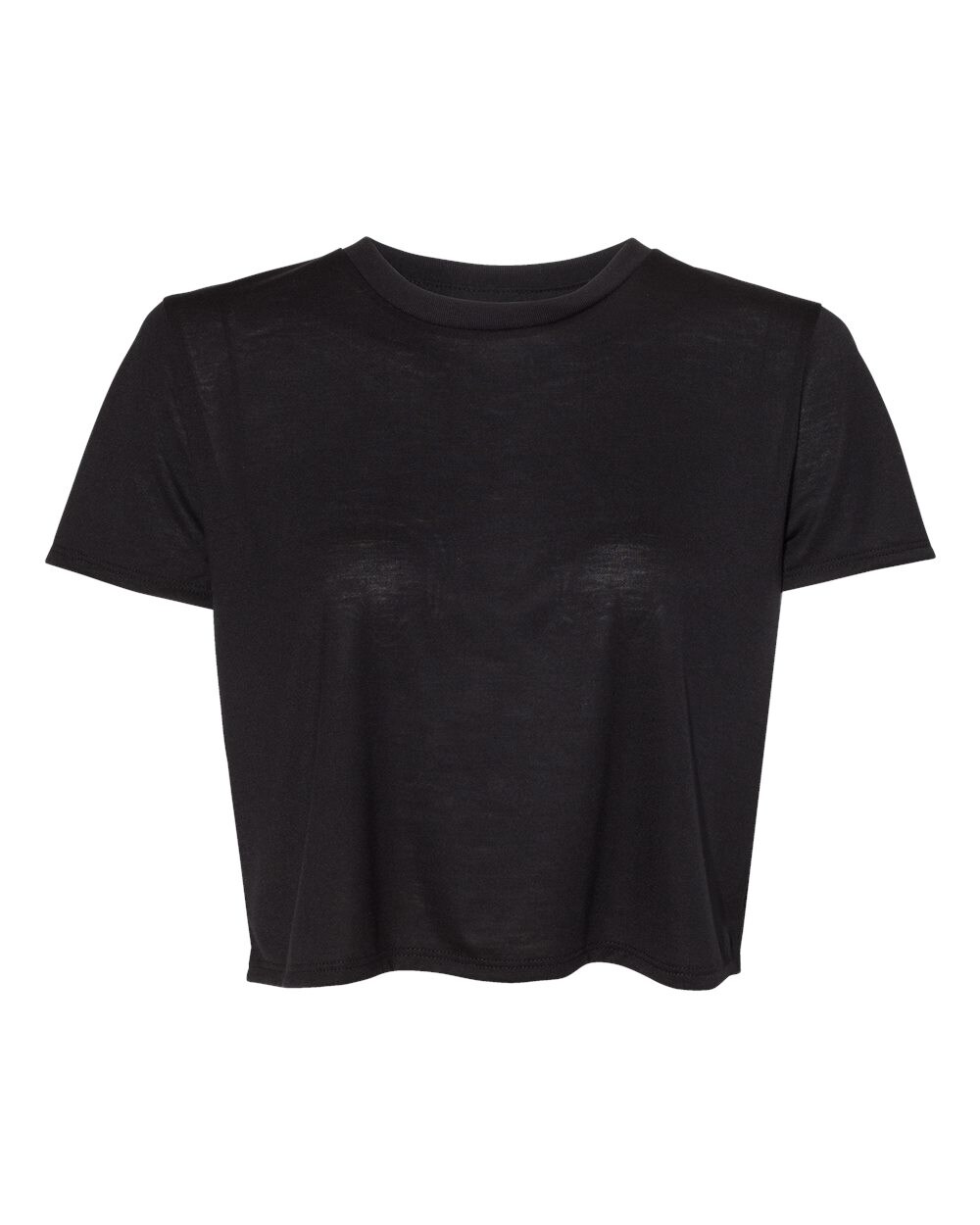 BELLA + CANVAS&#xAE; Women&#x2019;s Crew Neck Short Sleeve Flowy Crop Tee