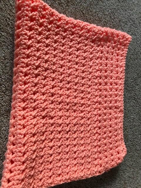 Hand crocheted baby online blanket