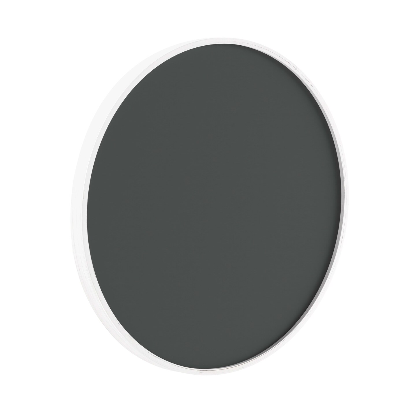 HBCY Creations Round Wood Framed Wall Mounted Magnetic Chalkboards with Eraser and Chalk
