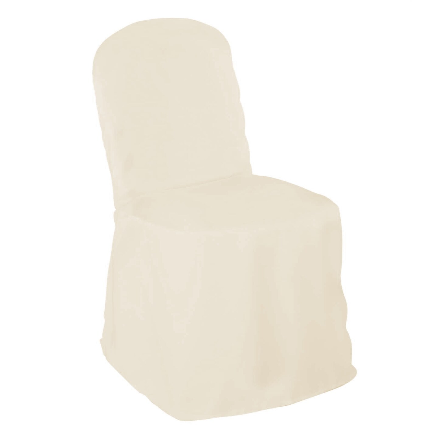 Set of 10 Polyester Chair Covers for Weddings/Parties