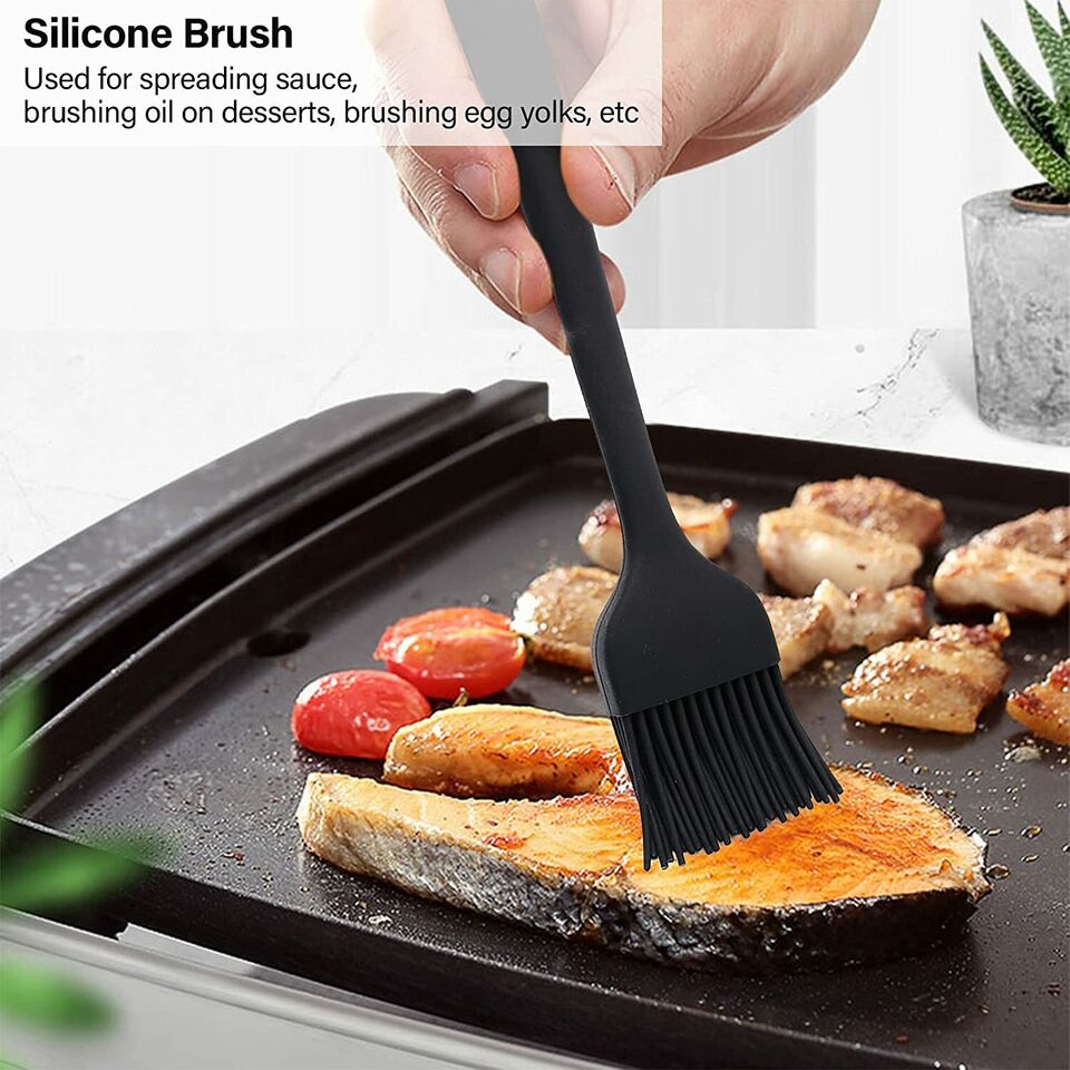 Silicone Cooking Utensils Set Heat Resistant Non stick Baking Kitchen.