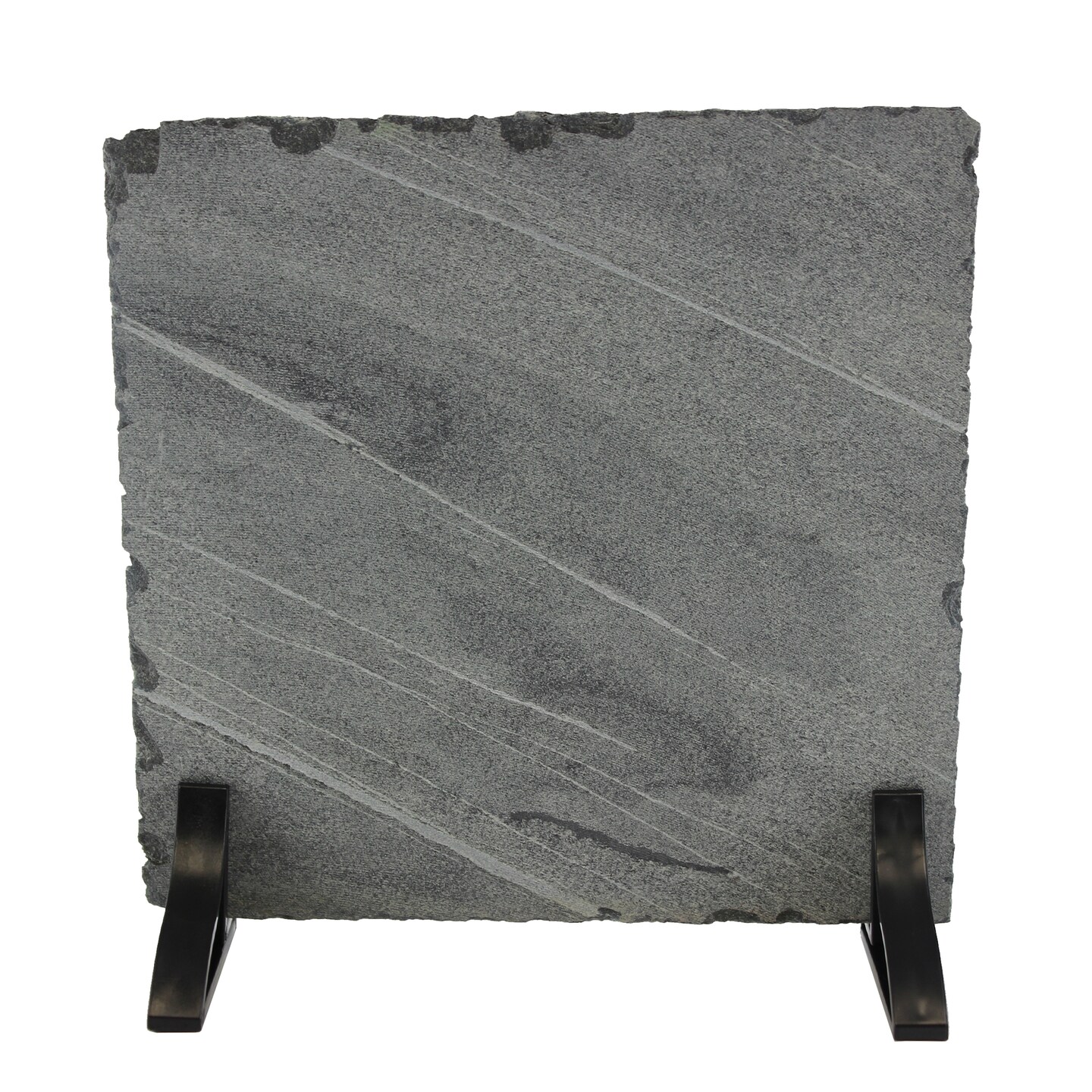 SubliSLATE Sublimation Slate Blank, Square. Includes Black Display Feet for Photo Quality Sublimation Printing