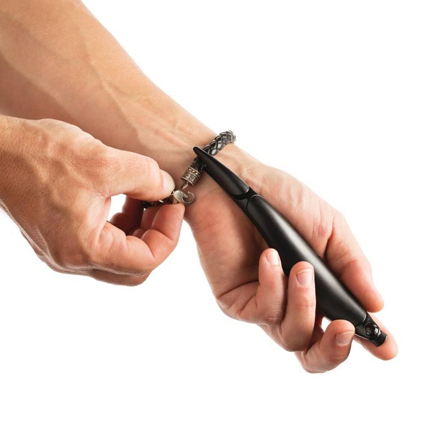 7&#x22; Black Jewelry Fastener for Bracelets Watch Clasp