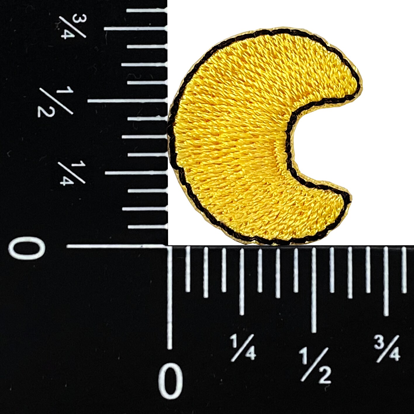 Mini Crescent Moon, Animals, Embroidered, Iron-on Patch