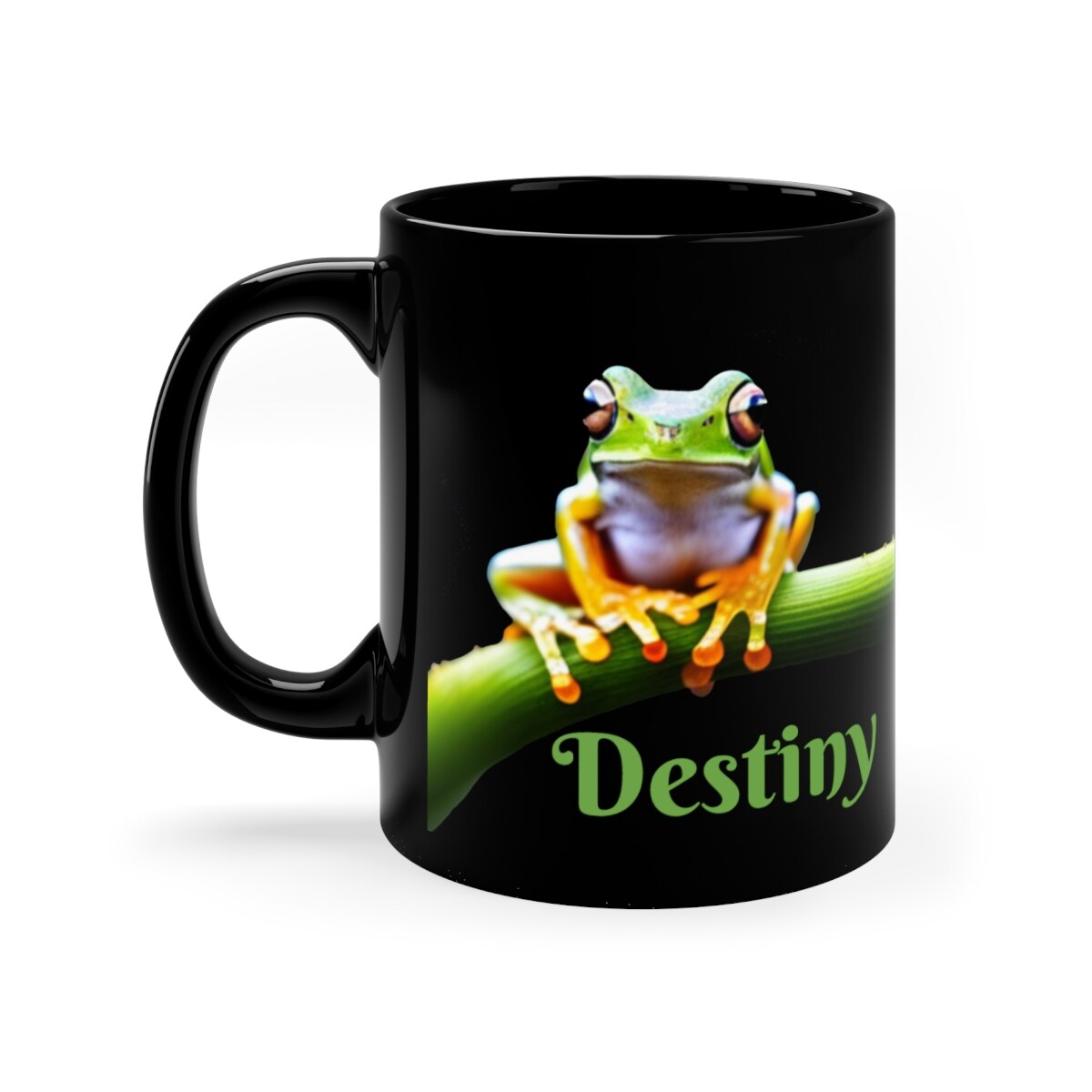 Green Frog Mug - 11 ounce Ceramic Coffee/Tea Mug