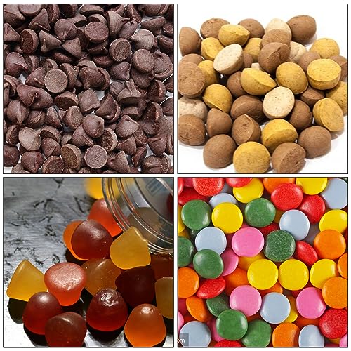 Palksky 468-Cavity Mini Round Silicone Mold/Chocolate Drops Mold/Dog Treats Pan/Semi Sphere Gummy Candy Molds for Ganache Jelly Caramels Cookies
