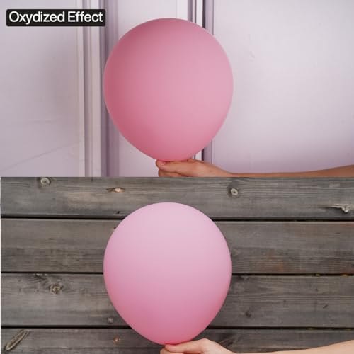 140 Pieces PartyWoo Pastel Pink Balloons, Pink Balloons Different Sizes Pack of 18 Inch 12 Inch 10 Inch 5 Inch Baby Pink Balloons for Balloon Garland Balloon Arch as Birthday Party Decorations, Pink-Q05