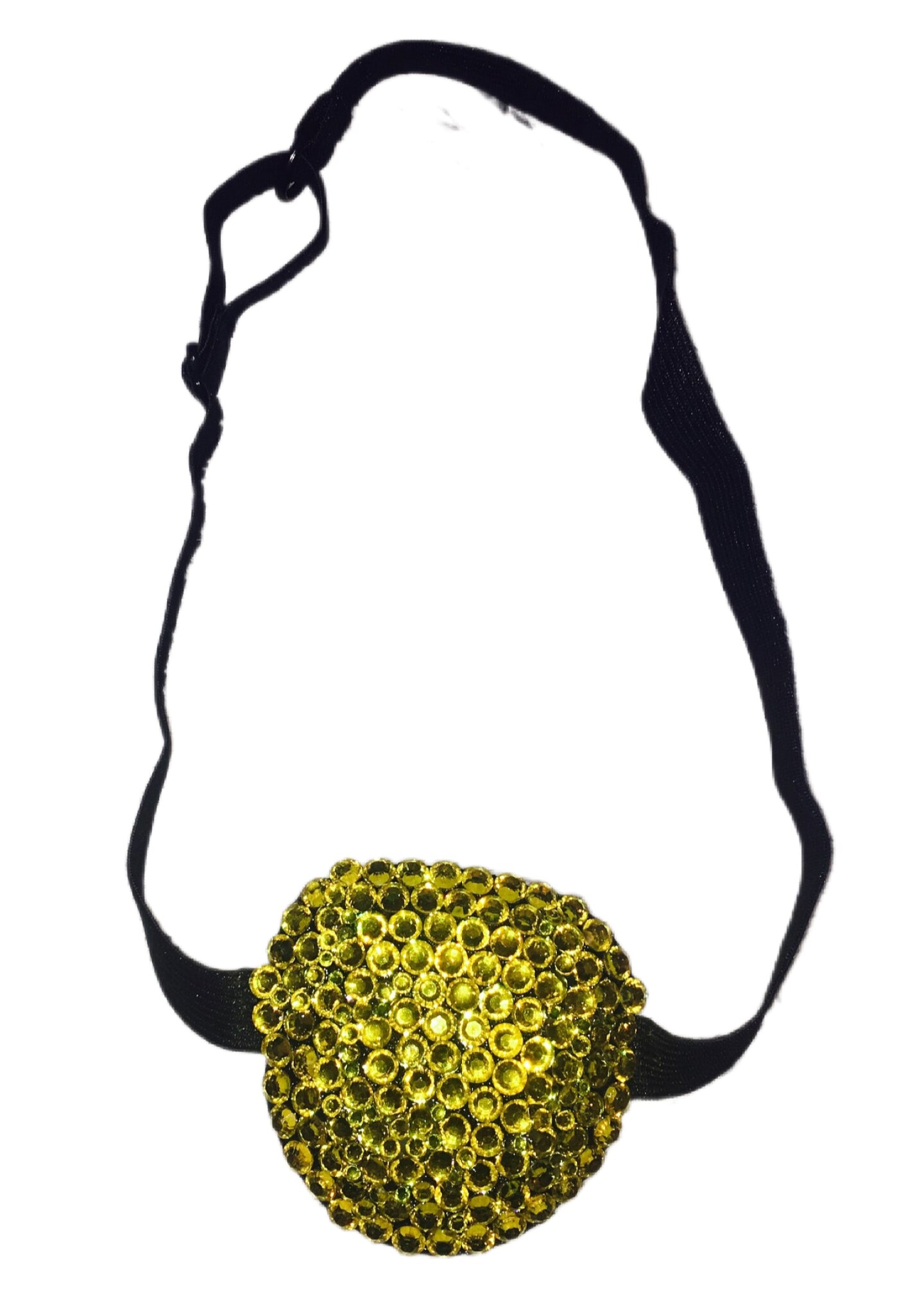 Yellow Crystal Padded Eye Patch MakerPlace by Michaels