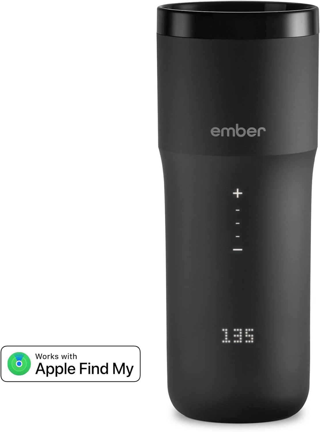 Ember Travel Mug 2, 12 oz, Temperature Control Smart Travel Mug, Black