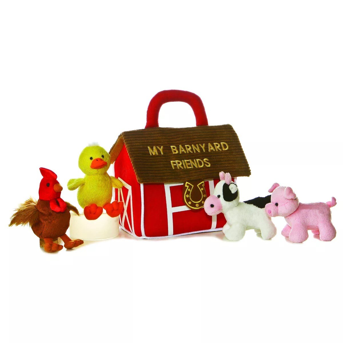 Aurora World My Barnyard Friends Plush Playset with Animal Sounds