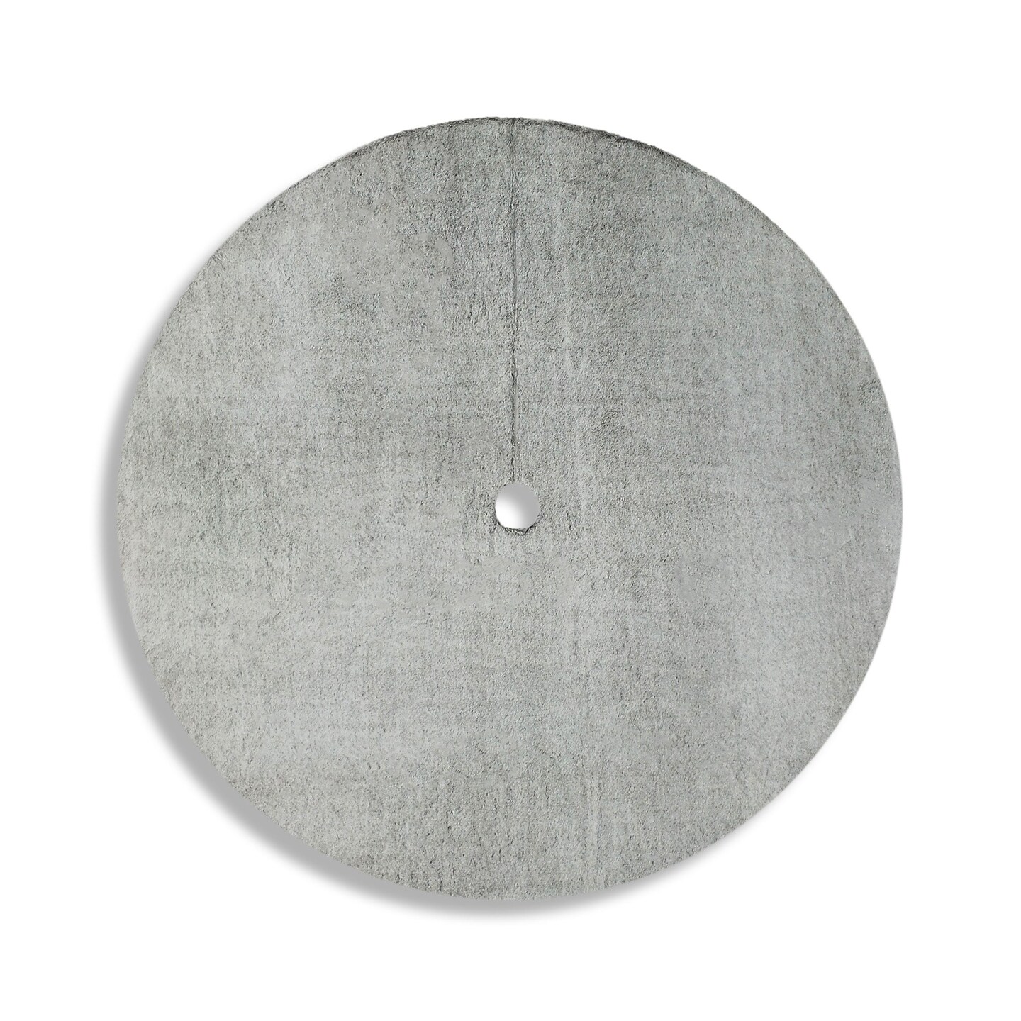 Arctic Grey Faux Fur Christmas Tree Skirt - 60&#x22;