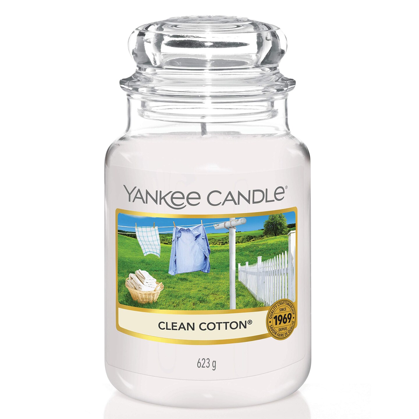 Yankee Candle Scented Candle | Vanilla Large Jar Candle | Burn Time: Up To 150 Hours