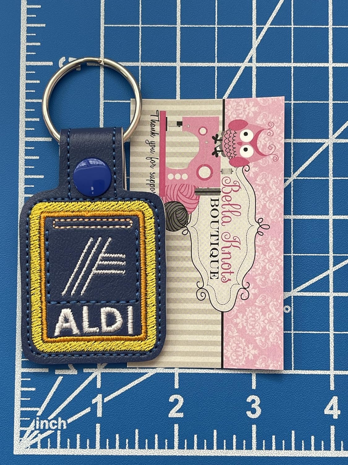 Aldi Quarter Holder Keychain
