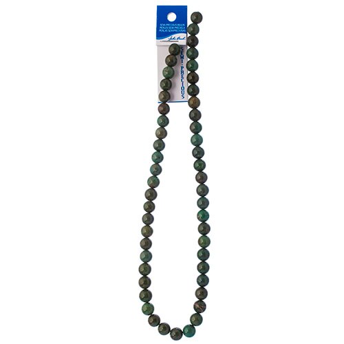 Earth's Jewel Semi-Precious 8mm Turquoise Natural Round Strung Bead