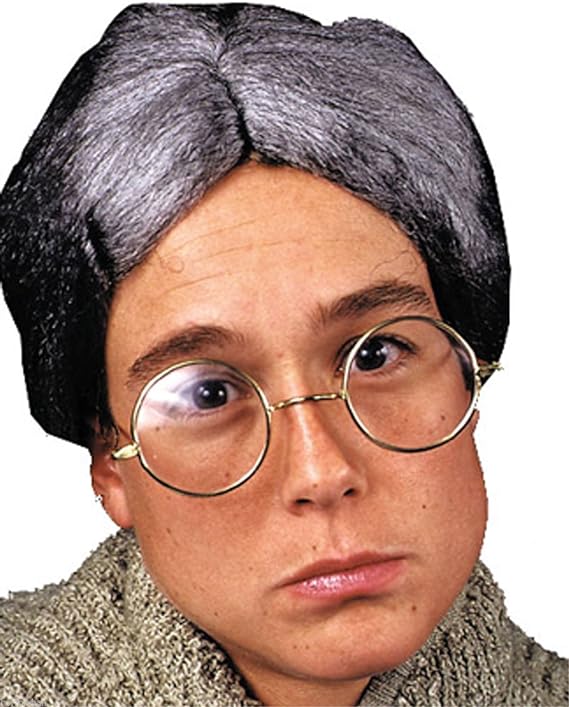 Rubie&#x27;s ROUND EYE GLASSES Wire Frame Granny Hippie Costume Accessory