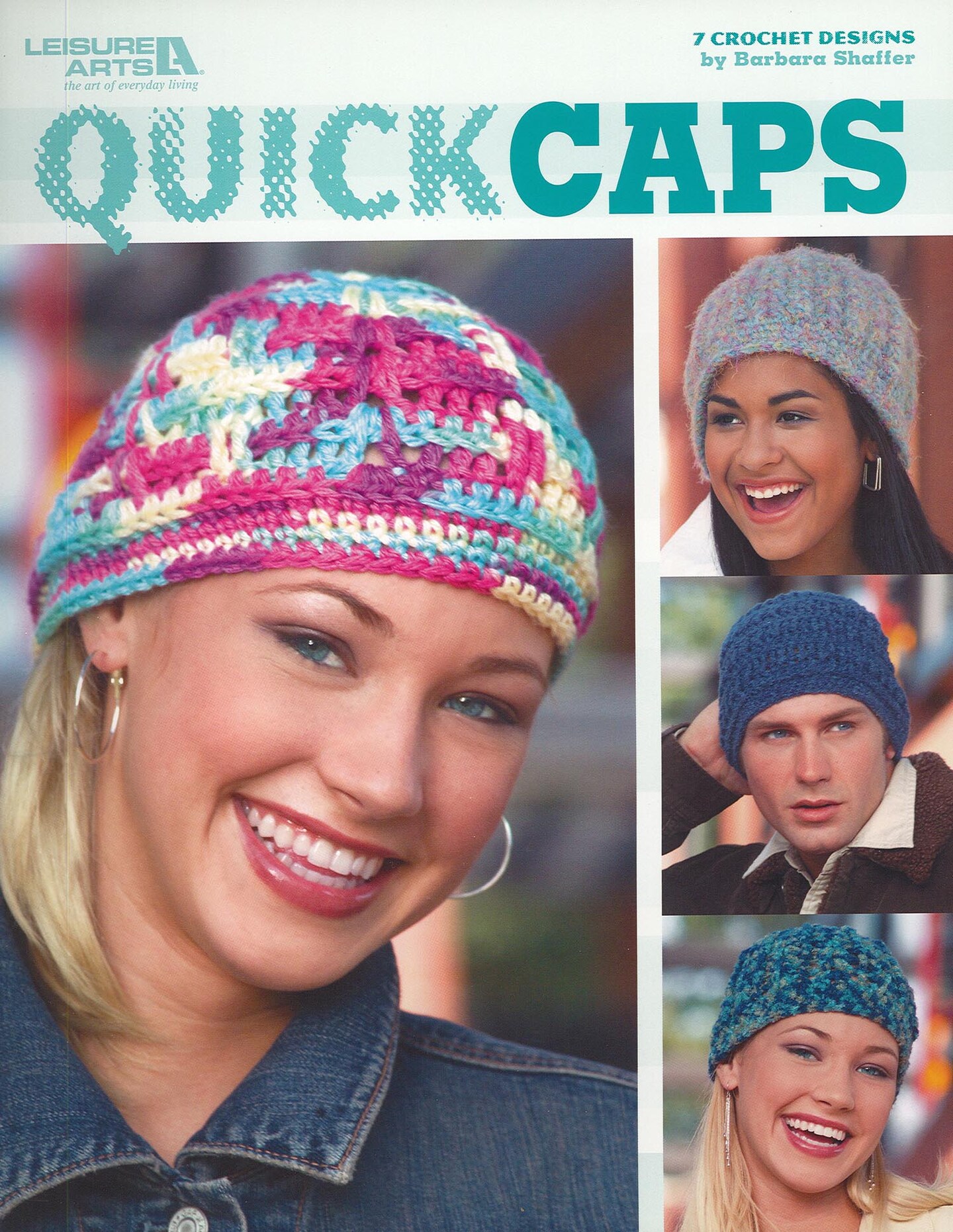 Leisure Arts Crochet Quick Caps Crochet Book
