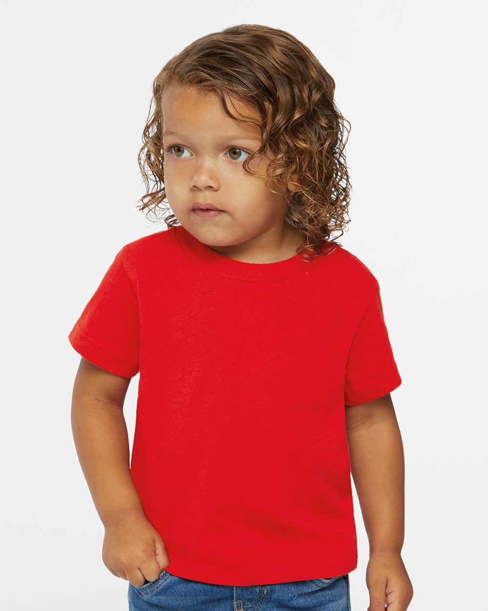 Rabbit Skins&#xAE; Toddler Cotton Crewneck Short Sleeve Jersey T-Shirt -3301T