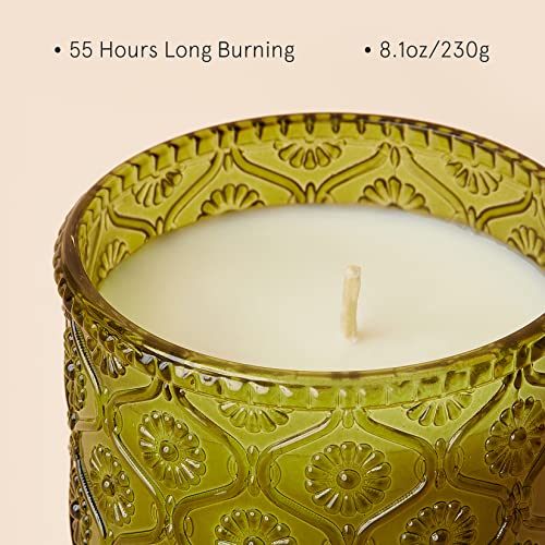 Scented Candle, Christmas Candles, Holiday Gifts, Pine Pomegranat Scented Candle, Candles for Home Scented, 50 Hours Long Burning