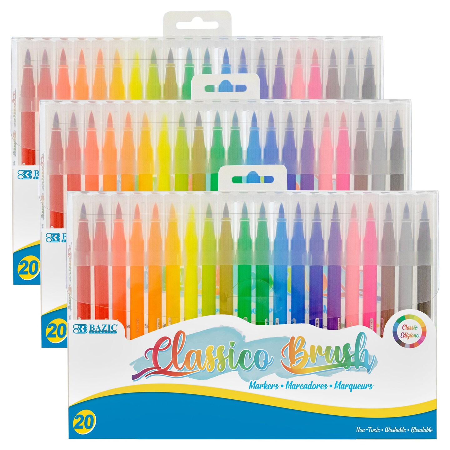 Classico Brush Markers 20 Colors