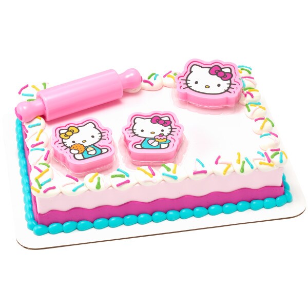 Hello Kitty Play Bake Fun! DecoSet Cake Decoration