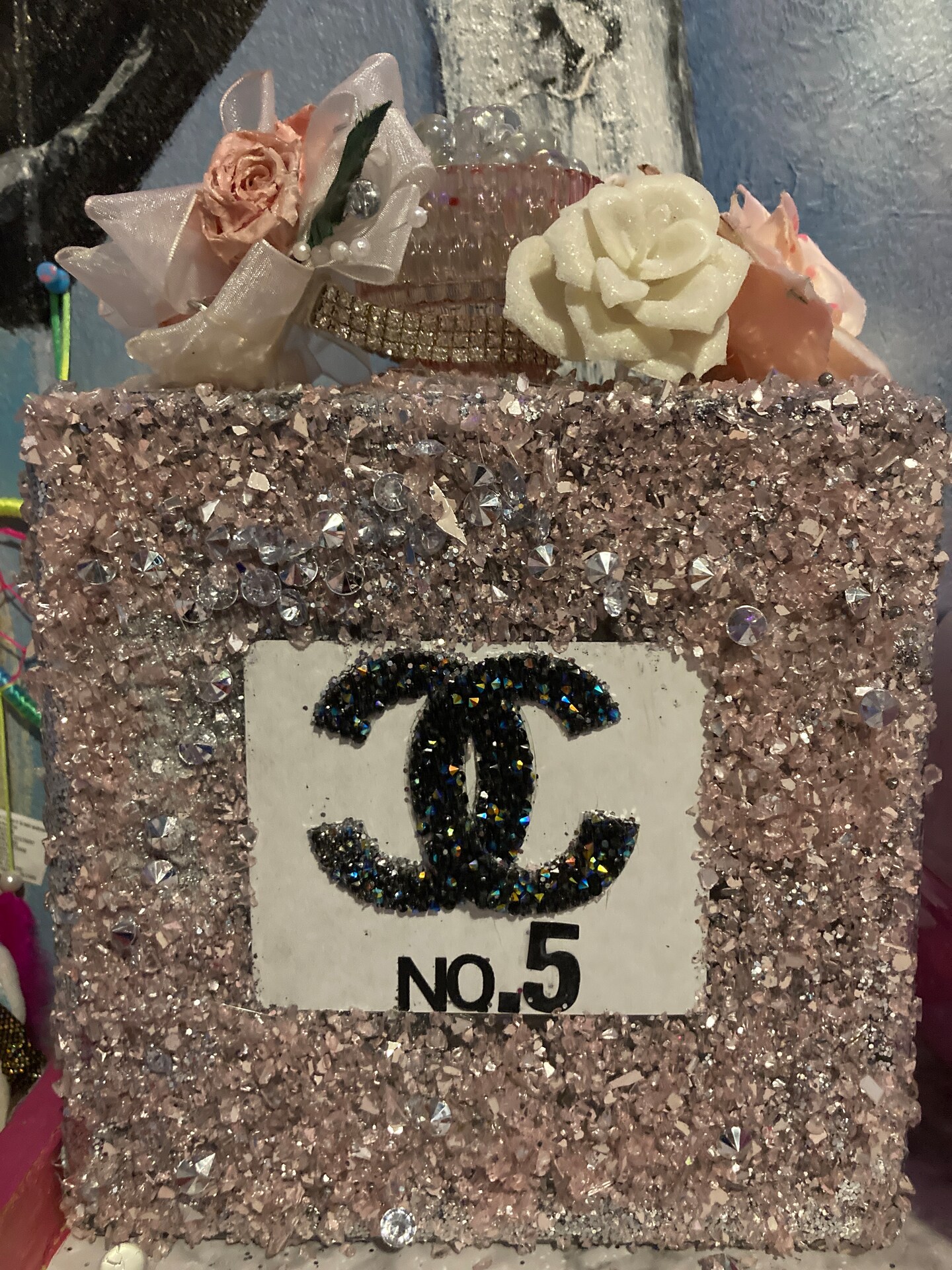 Large Faux Chanel Perfume Bottle Room Decor MakerPlace by Michaels