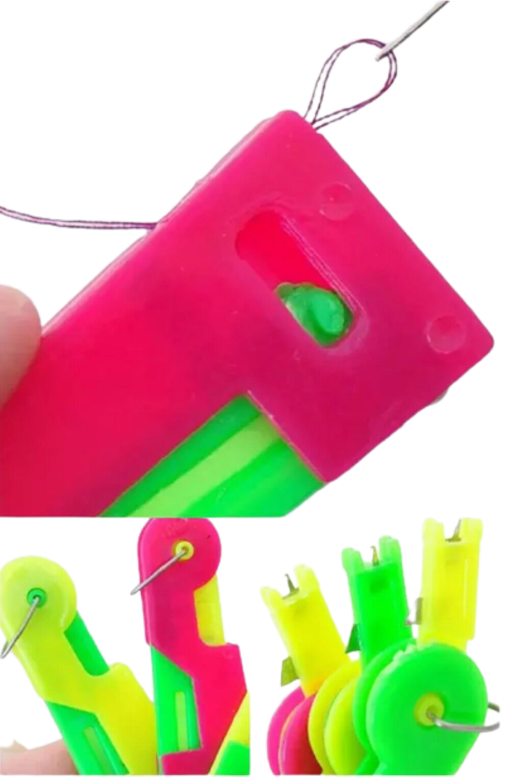 Kitcheniva Automatic Sewing Needle Threader For Elderly 10 Pcs