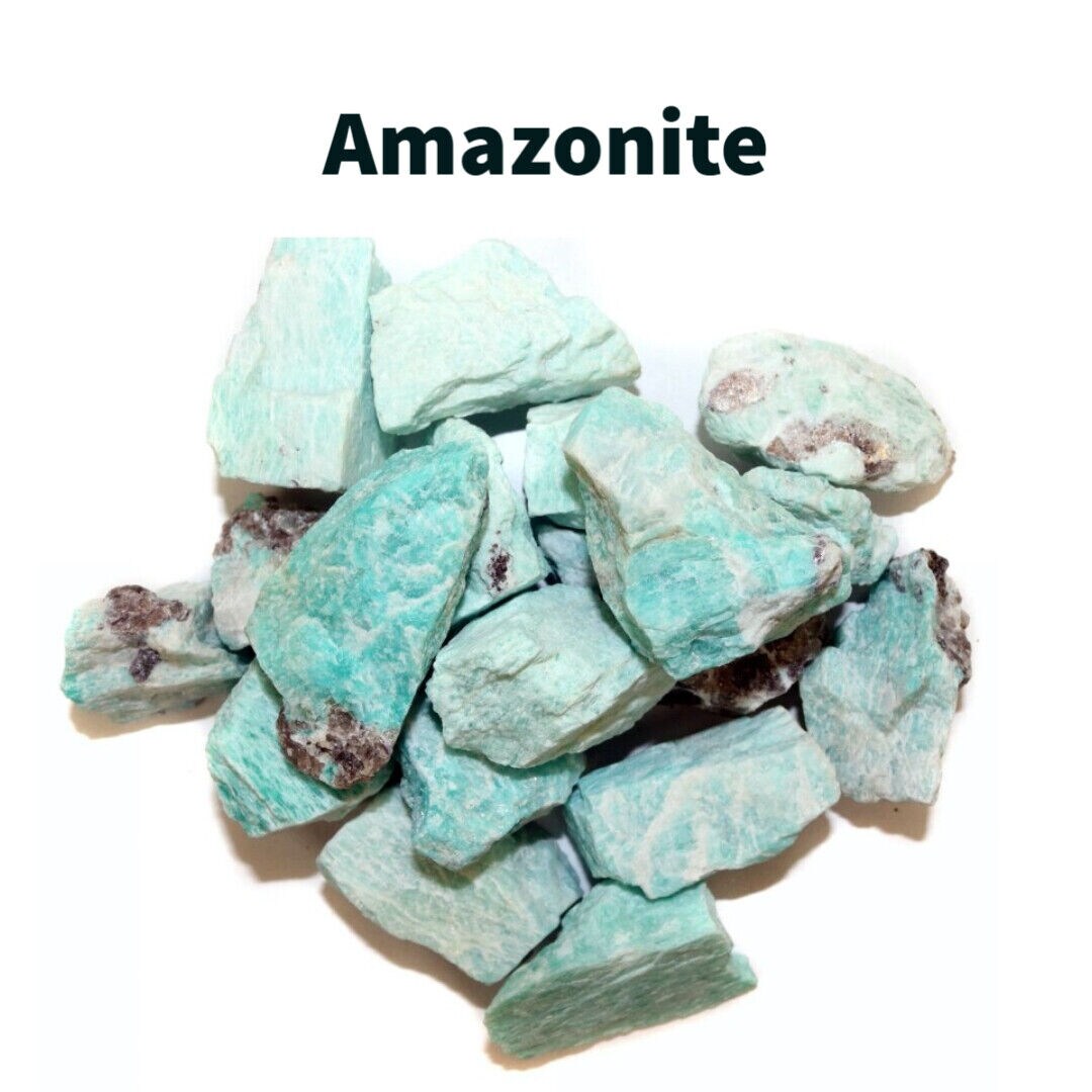 Colorful Amazonite Natural Rough Gemstones Bulk Michaels