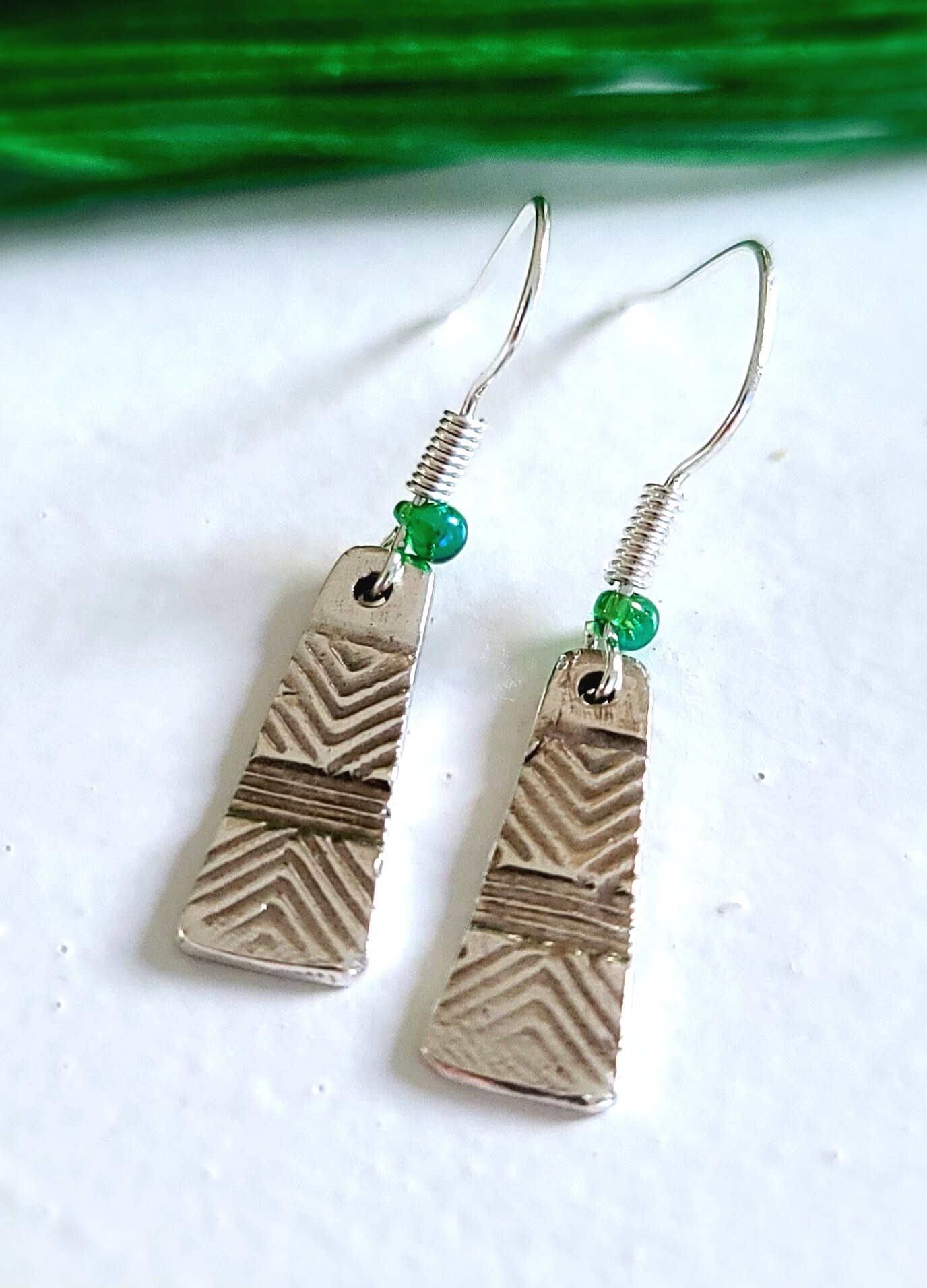 Metal clay deals earrings