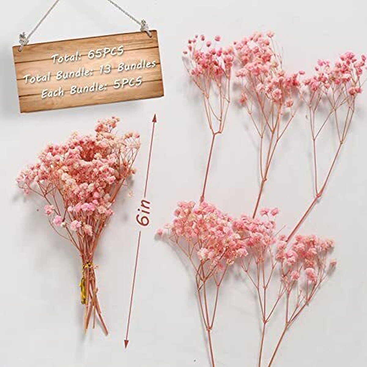 Mini Dried Baby&#x27;s Breath Flowers