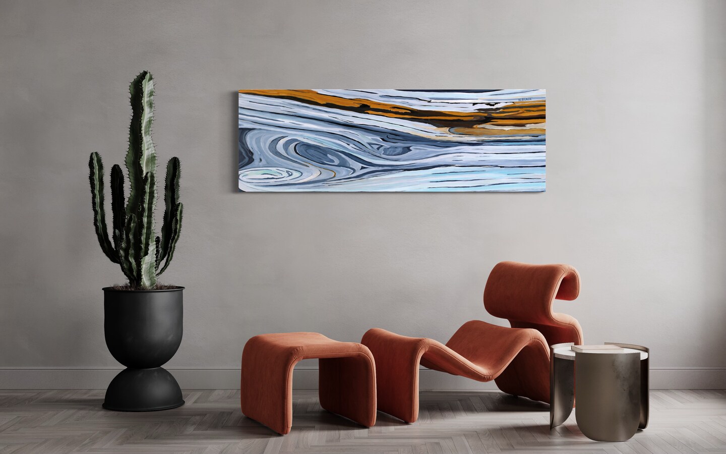 Extra Large Wall Decor Wood Wall Art Original Abstract Canvas Print Contemporary Wall Art Prints Gift product 2