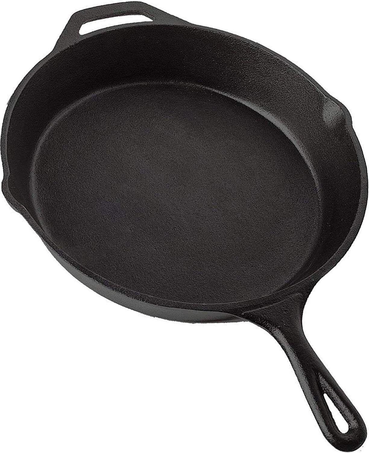 12&#x22; Pre-Seasoned Cast Iron Skillet - Oven-Safe, Non-Stick