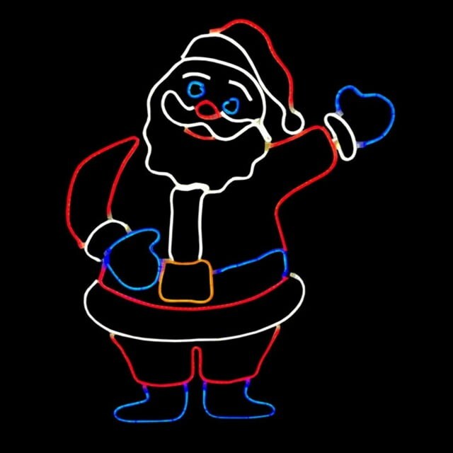Santa Neon LED Christmas Decor