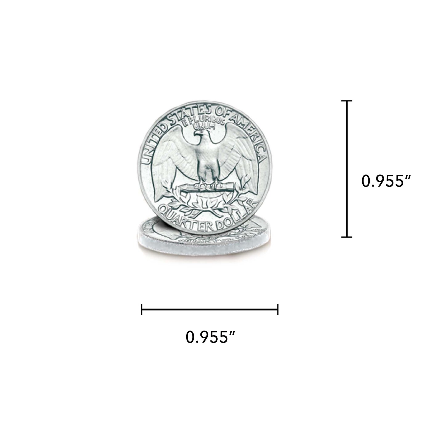 Washington Quarter Two Sides Tails