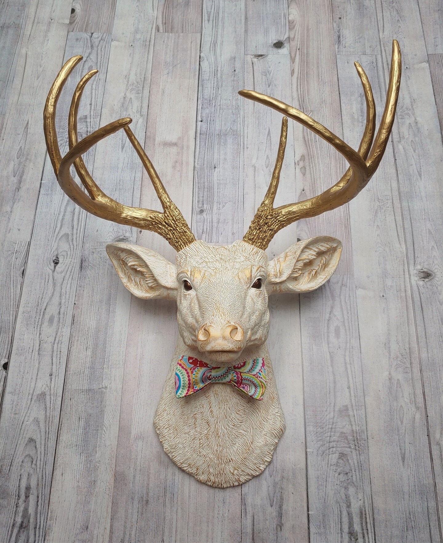 Faux Taxidermy Deer Head Wall Decor, Stag Head Wall Mount | MakerPlace ...