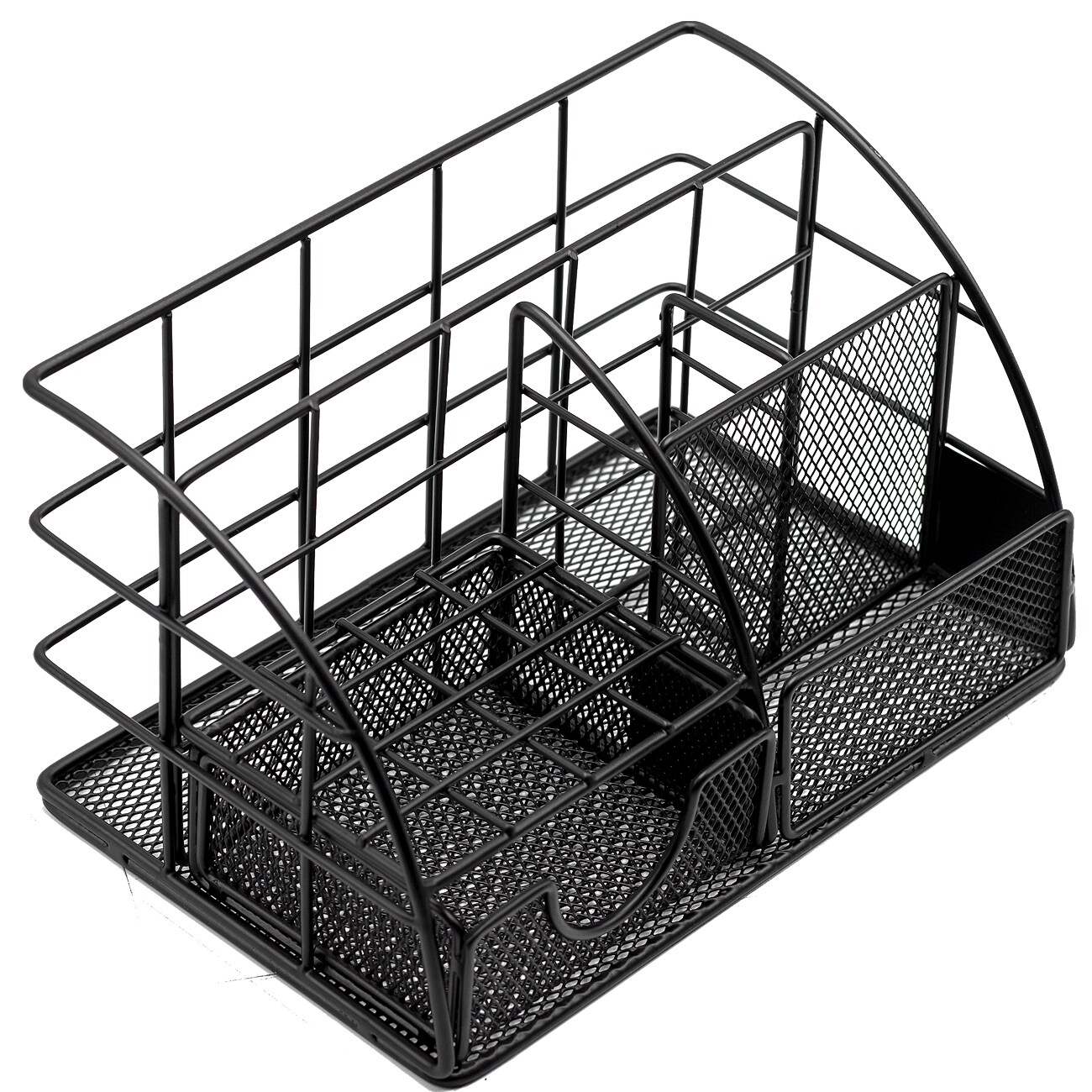Sorbus Desk Organizer, Great for Office Supplies Organization Decor, All-in-One Stylish Mesh Desktop Caddy Includes Pen/Pencil Holder, Mail Organizer, and Sliding Drawer