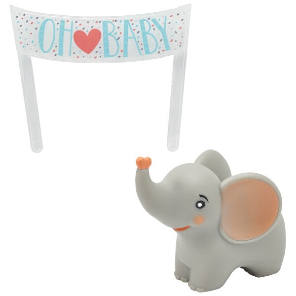 Oh Baby Elephant DecoSet&#xAE; Cake Decoration