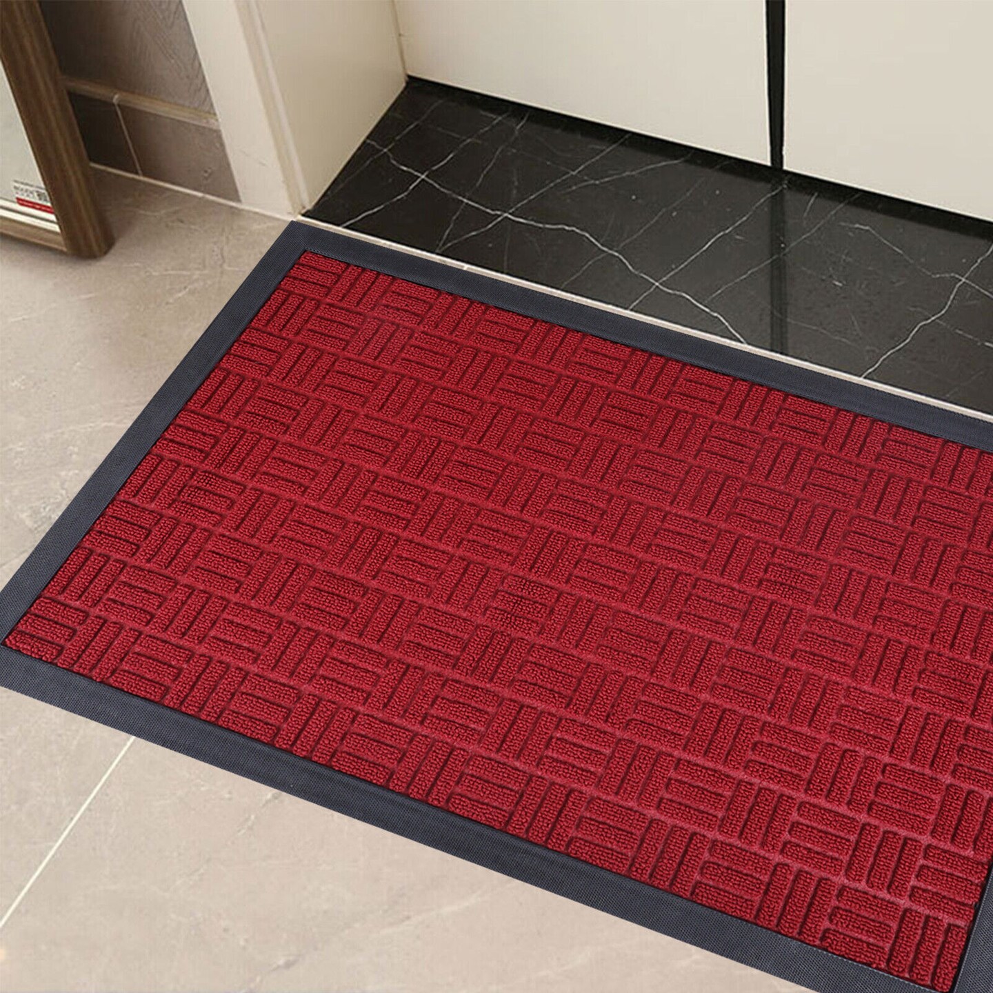 Kitcheniva Floor Mat Non-Slip Entryway Rug Rubber Backing