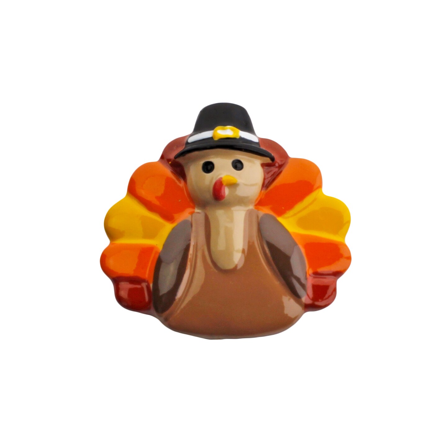 Thanksgiving Turkey Flatback Craft Embellishments (4 pcs)