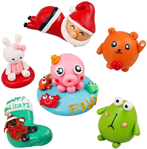 Small Modeling Clay Set, 12 Colors Safe &#x26; Non-Toxic Oven Bake Polymer Clay Starter Kit for Kids/Beginners