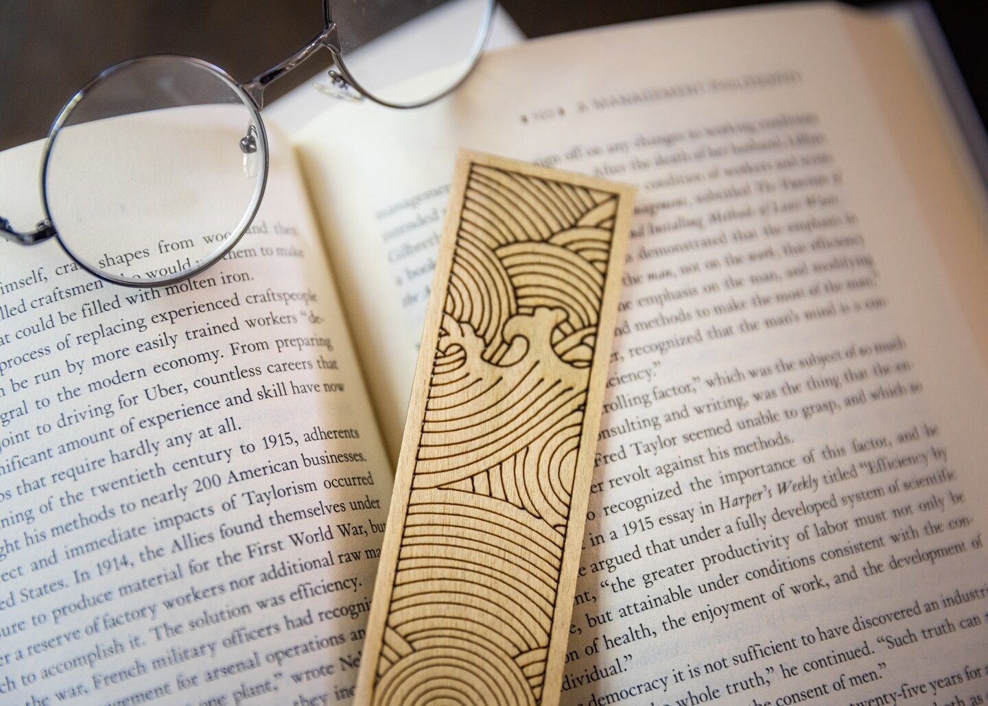 Wooden Bookmarks, the Architectural Collection designs of real