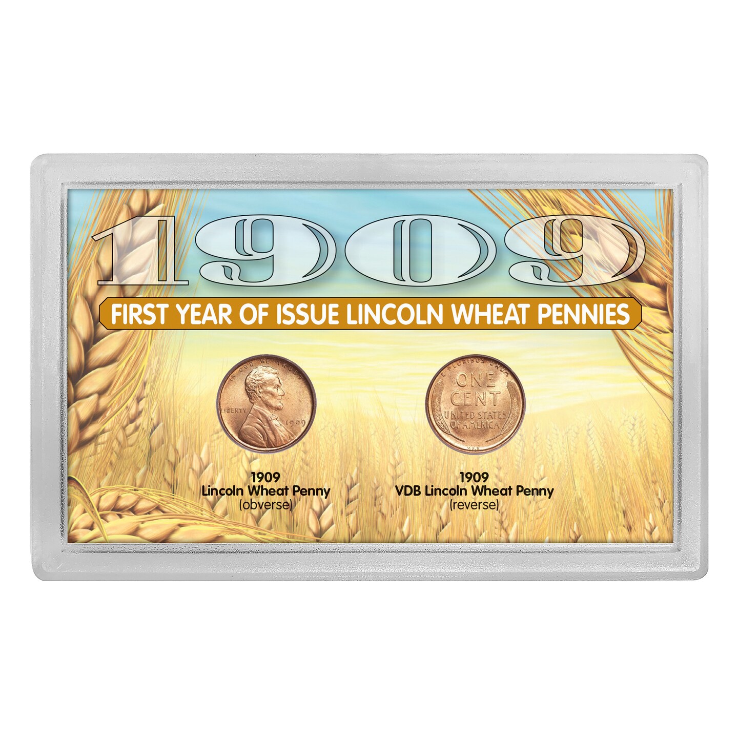1909 and 1909 VDB “First-Year of Issue" Lincoln Wheat-Ear Pennies