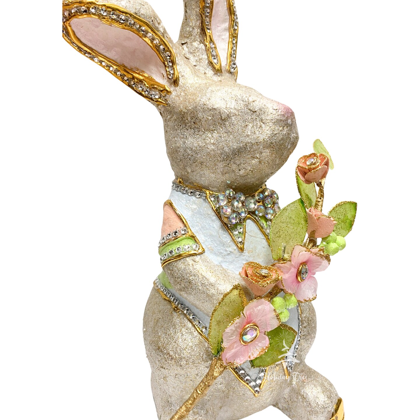 Easter Decorations - Marcarone Jweled Capiz Easter Bunny